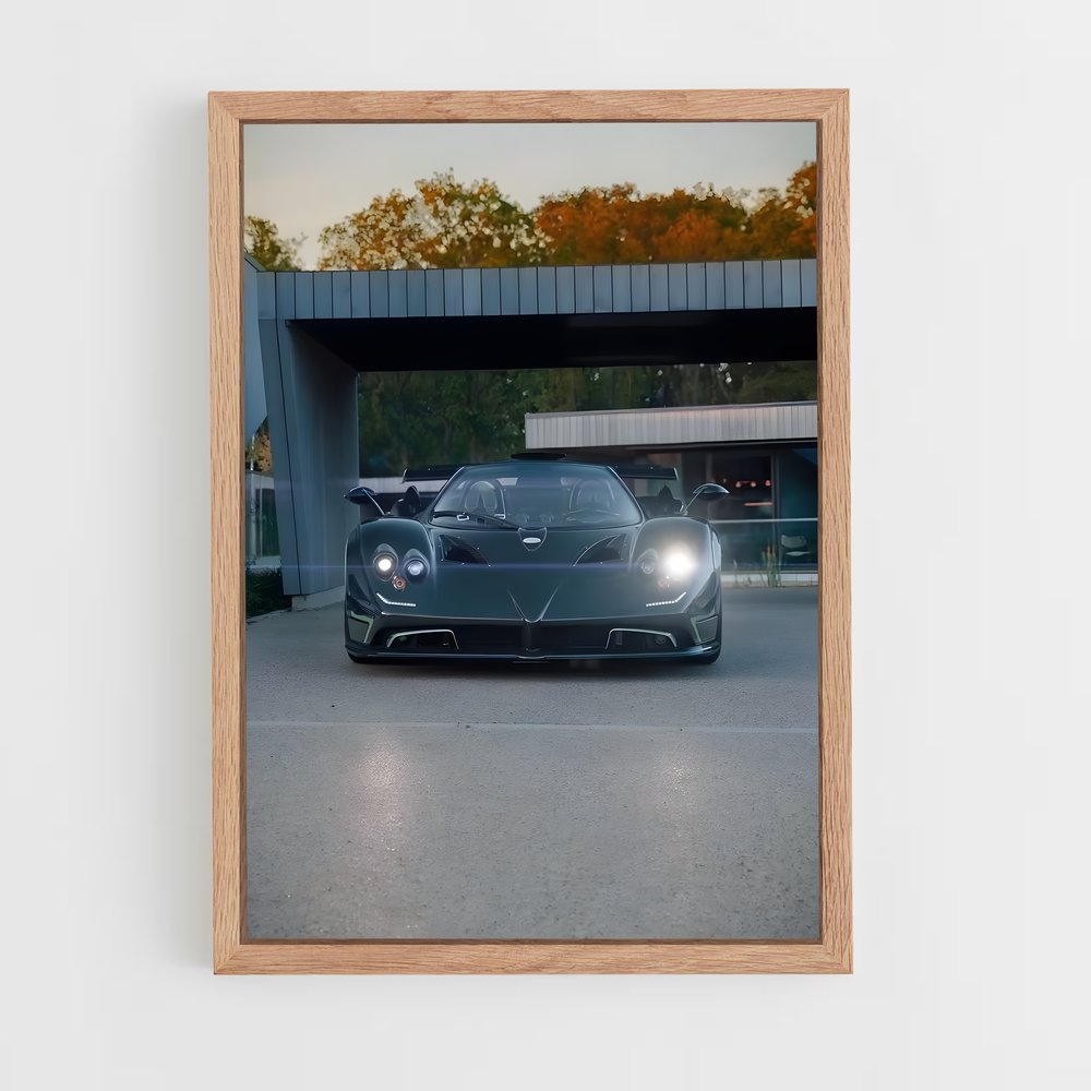 Poster Zonda Vitesse – affiche Pagani (vue 4)